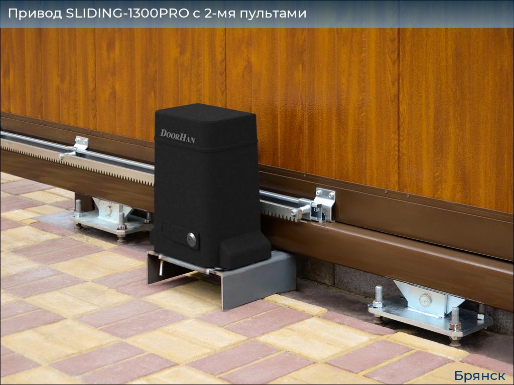 Привод SLIDING-1300PRO c 2-мя пультами, bryansk.doorhan.ru