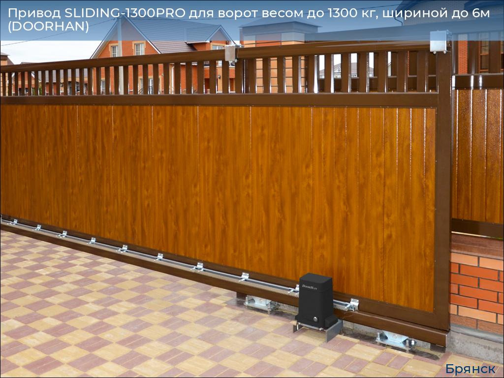Привод SLIDING-1300PRO для ворот весом до 1300 кг, шириной до 6м (DOORHAN), bryansk.doorhan.ru