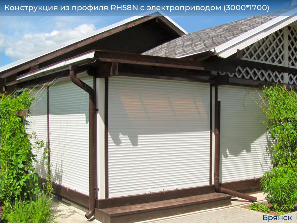 Конструкция из профиля RH58N с электроприводом (3000*1700), bryansk.doorhan.ru